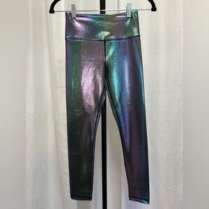 ZYIA Mirage Metallic Leggings | size 2